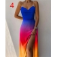 Fashion Ladies Sling Print Dress Dress YZ010