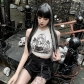 Butterfly Girl Print Chain Tank Top Women's T-Shirt CC22120