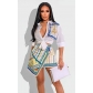 Temperament small women's fashion suit skirt casual small fragrance style skirt HX8622