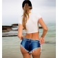 Jeans Denim Shorts Hot Pants Low Waist Sexy Nightclub Clothing HY616