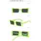 Square Sunglasses Small Frame Sunglasses Transparent Color Personality Street Shot Sunglasses FW016