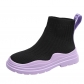 Socks Candy Boots Stretch Knit Shoes QB2022