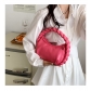 Fashionable and popular braided braided handbag retro semicircle all-match messenger bag B10499