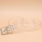 Transparent Double-Breasted Geometric Belt  LX652328740262
