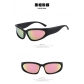 Sunglasses Steampunk Goggles Futuristic Sports Y2K Millennial Babes Sunglasses KD20896