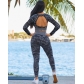 Sportswear Yoga Fitness Pants Long Sleeve Set L6378