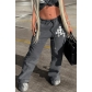 Street Babes Fashion Trend Printed Athleisure Sweatpants SMJR1103