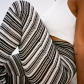 Sexy Contrast Stripe Stitching High Waist Thin Breathable Tight Casual Pants K22P20258