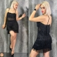 Casual tassel sexy suspenders casual two-piece set K7140