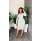 Autumn and winter OL jacket skirt suit casual work clothes two-piece set L360
