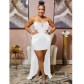 Fashion Women's Wrap Chest Cutout Back Cape Sleeveless Dress C5917