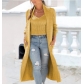 Two-piece knitted vest autumn and winter cardigan trench coat knitted suit TS2249
