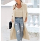 Two-piece knitted vest autumn and winter cardigan trench coat knitted suit TS2249