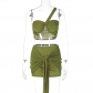 Sleeveless halterneck tube top vest cropped navel short strappy skirt two-piece set S269221