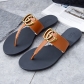Casual and fashionable flat bottomed flip flops for women's shoes Fashion toe sandals S318-1