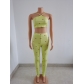 Printed sexy tight crescent fashion suit casual sling two pieces FFD1202