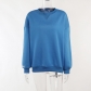 Loose Versatile Sweater Casual Commuter Loose Thread Collar Print Autumn Fashion New Top XY22066