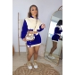 Long sleeve baseball jacket sports casual skirt two-piece fashion suit Q77517