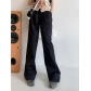 High waist slim straight trousers TPA637852