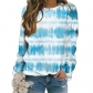 Loose casual round neck long sleeve printed T-shirt JW0822