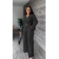 Casual Fashion Flare Sleeve Solid Two Piece Set S826