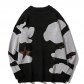 Loose pullover sweater personality casual round neck coat autumn wear women's sweater MY44069