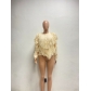 Winter Versatile Knitted Hand Hook Fringe Sweater Top NY8131