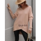 Solid color sweater Women's sweater Fashion women's top E2250