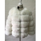 Fox hair imitation fur coat Women's short long sleeved fur faux fur coat DS2210