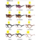 Super large frame T sunglasses sunscreen sunglasses Women's round cross frame anti blue glasses MN95368