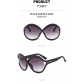 Super large frame T sunglasses sunscreen sunglasses Women's round cross frame anti blue glasses MN95368