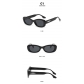 Oval rice nail sunglasses small frame sunglasses KD18151