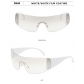 One piece sunglasses Cool rimless driving sunglasses Fashion sports glasses for men and women MN913