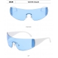 One piece sunglasses Cool rimless driving sunglasses Fashion sports glasses for men and women MN913