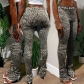 Spice Girl Zebra Pattern Wool Texture Pants Fashion Versatile Casual Pants YJ22454