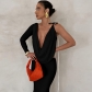Temperament Two in One Shoulder Dress Elegant Party Party Sexy Wrap Hip Dress YL22395
