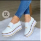 Oversized women's sports single shoes Women's flat thick soled casual shoes S677962759372