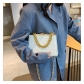 Fashionable stone grain chain portable small square bag, foreign style, versatile one shoulder messenger bag B1122