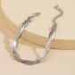 Flat Snake Bone Chain Necklace Female Hip Hop Simple Woven Soft Snake Bone Chain Collar Chain Necklace DN1063