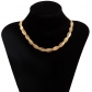 Flat Snake Bone Chain Necklace Female Hip Hop Simple Woven Soft Snake Bone Chain Collar Chain Necklace DN3942