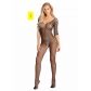 Hollow out hot drilling mesh clothes, medium large mesh sexy underwear, open mesh one-piece mesh socks SY17