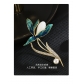 Luxury Hotan Jade brooch High grade pearl magnolia corsage clothing accessories Elegant pin H5-4