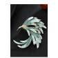 Chinese enamel gradual change phoenix brooch luxury high-end animal brooch pin coat accessories LXT0734H