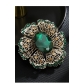 High grade crystal palace flower brooch female luxury vintage brooch pin high sense accessories LXT0760K