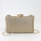 Fashion textured diamond inlaid dinner dress handbag single shoulder messenger chain small bag B676480518601
