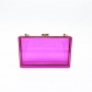 Acrylic transparent fashion dinner bag diagonal mini banquet handbag small square bag CJ00058-1