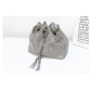 Texture flash diamond chain portable single shoulder messenger bag XY007