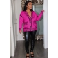 Painting graffiti loose lazy cardigan coat knitted top Z0247
