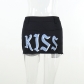 Lettering Street Fashion Skirt Design Pocket Low rise Sexy Hot Girl Skirt YJ22506