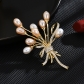 Natural pearl advertising balloon brooch high-end corsage luxury clothing accessories women gift coat accessories LXT0302H